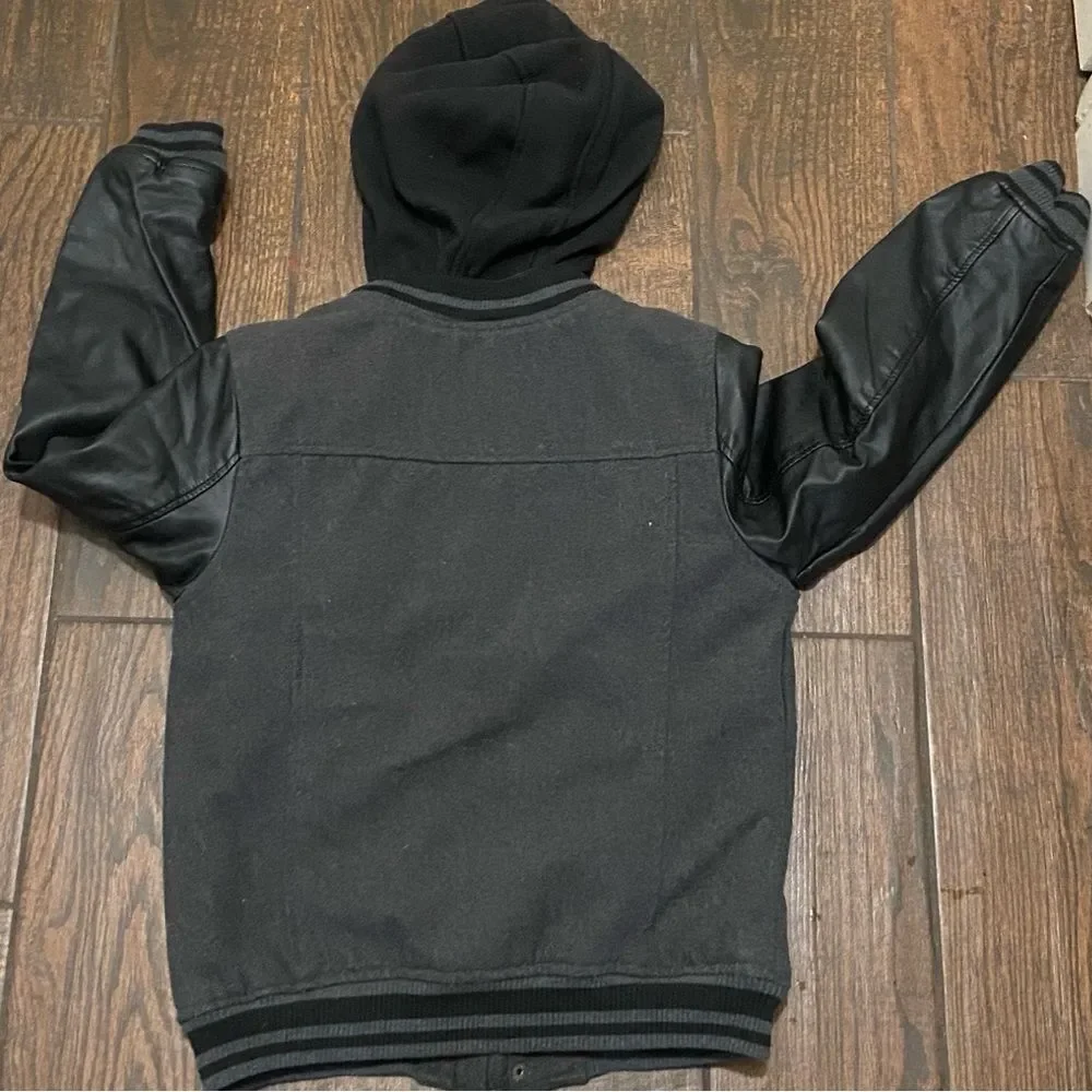 Urban Republic Charcoal and Black Kids' Jacket Size L (14/16)